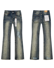 Purple Flared jeans