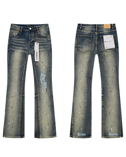 Purple Flared jeans