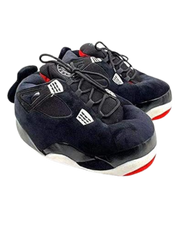 Plush jordan slippers