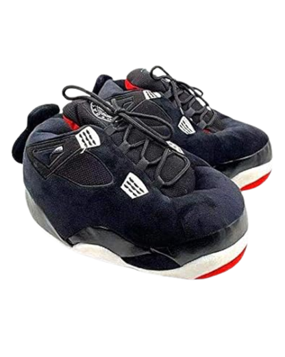 Plush jordan slippers