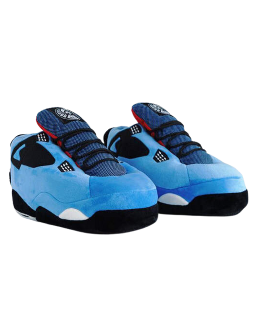 Plush jordan slippers