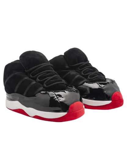 Plush jordan slippers