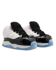 Plush jordan slippers
