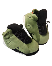 Plush jordan slippers