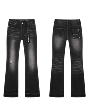 Purple Flared jeans