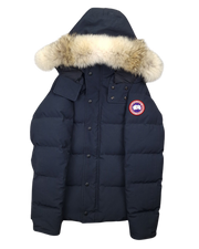 Canada goose fur puffers