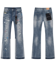 Purple Flared jeans