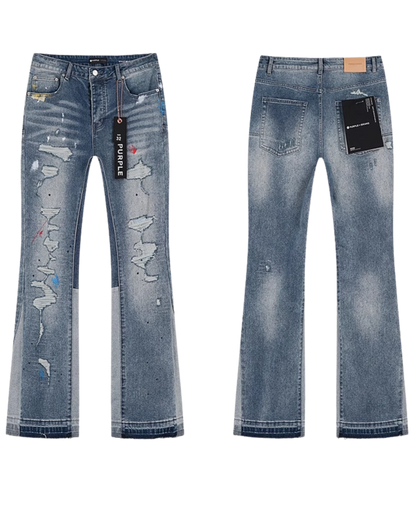 Purple Flared jeans