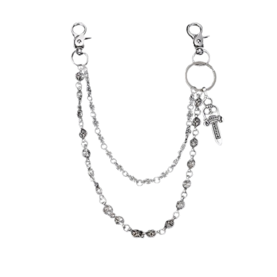 Chrome hearts jeans chains