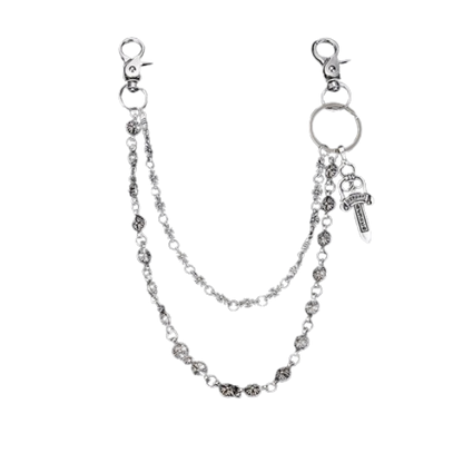 Chrome hearts jeans chains